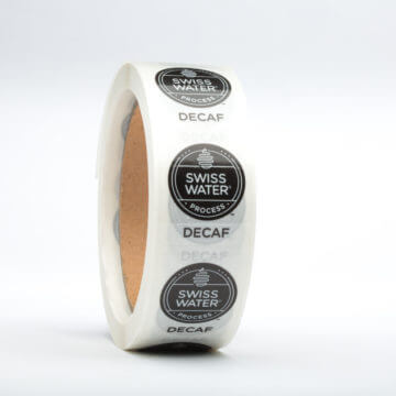 1″ Logo Stickers DECAF