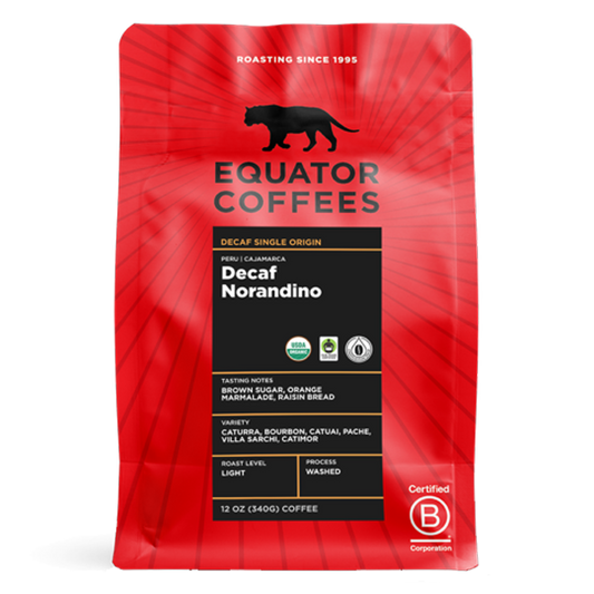 Decaf Peru Norandino Fair Trade Organic