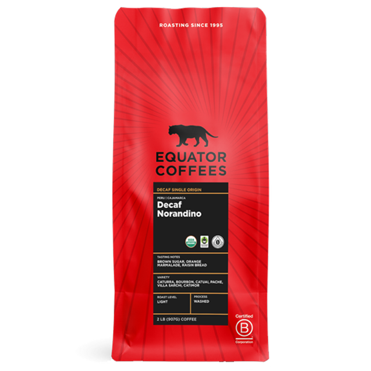Decaf Peru Norandino Fair Trade Organic
