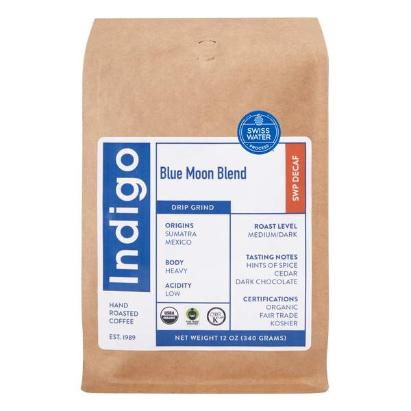 Indigo Coffee—Blue Moon Blend – Swiss Water