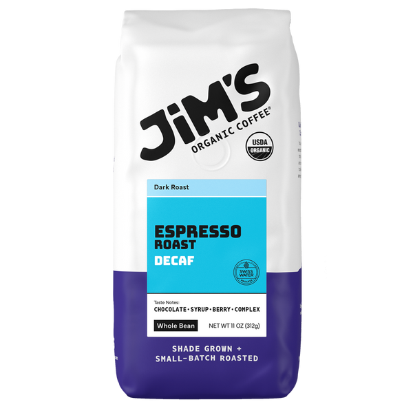 Swiss Water® Process | Jim's Organic Coffee Espresso Roast Decaf