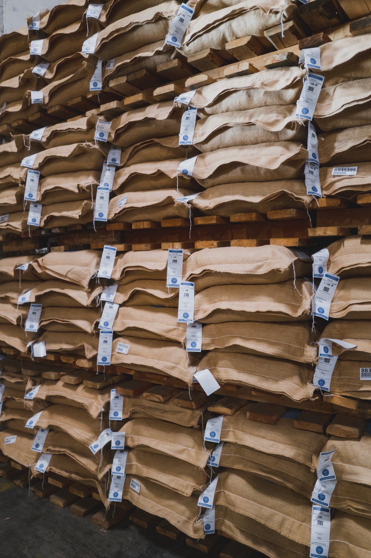 spot coffee bags ready to ship
