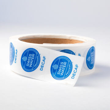 Stickers—1″ Logo (DECAF) – Swiss Water