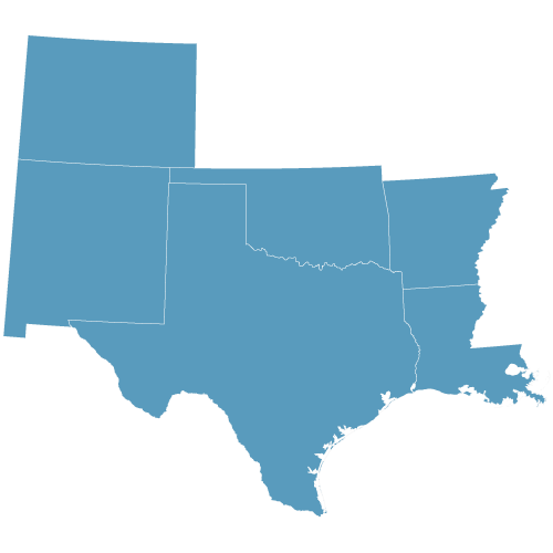 South Central Region of the US