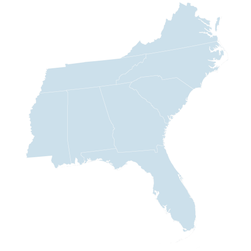 Southeast Region of the US